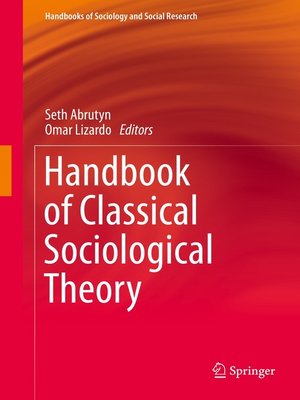 cover image of Handbook of Classical Sociological Theory